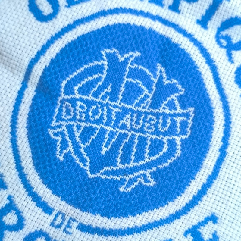 Écharpe d'occasion de l'Olympique de Marseille "Allez L'OM".