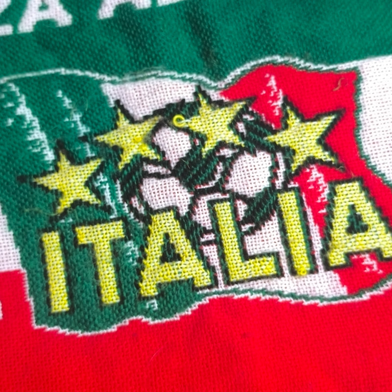 Écharpe d'occasion de l'Italie "Italia - Forza - Azzuri".