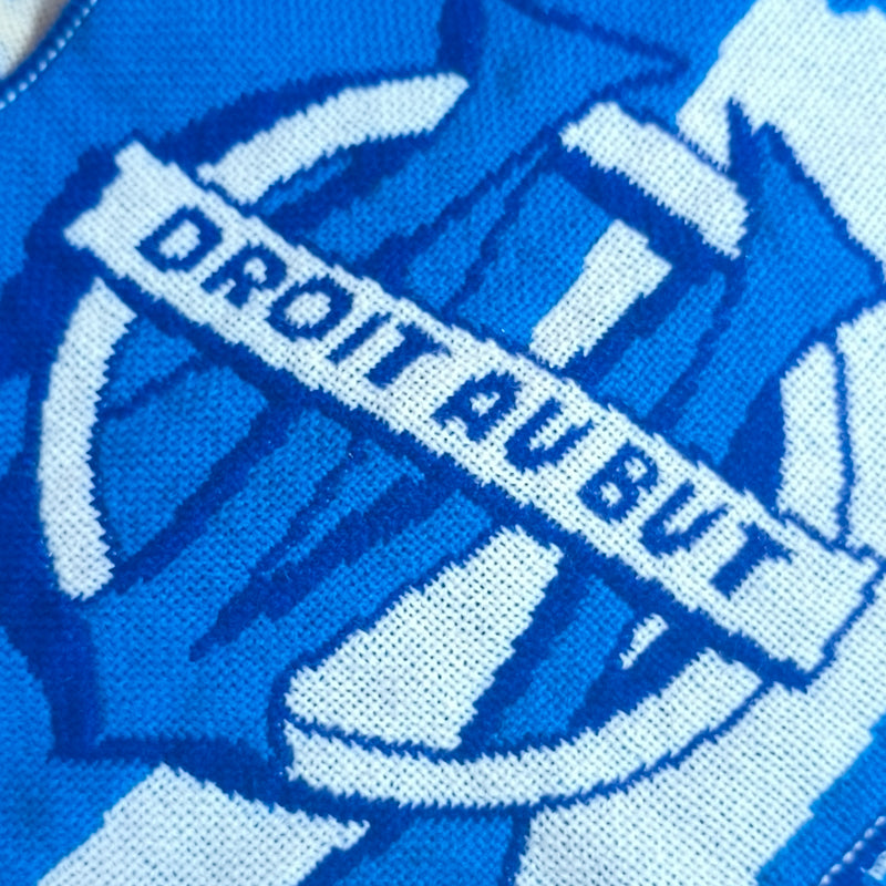 Écharpe d'occasion de l'Olympique de Marseille "Allez Marseille L'OM".