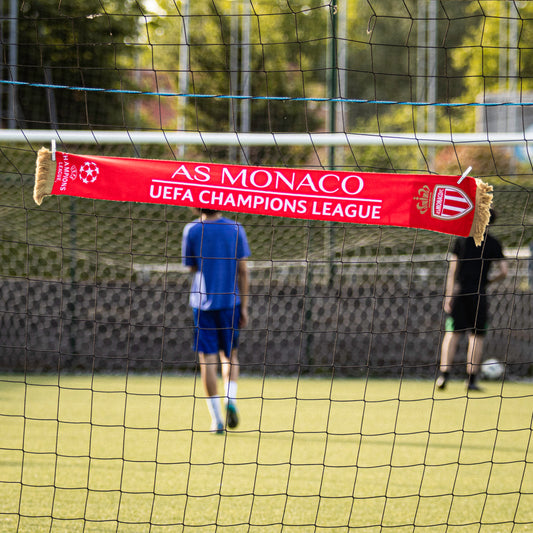 Écharpe d'occasion de l'AS Monaco "UEFA Champions League".