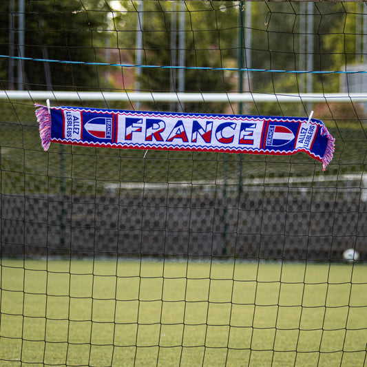 Écharpe d'occasion de la France "Allez les bleus".