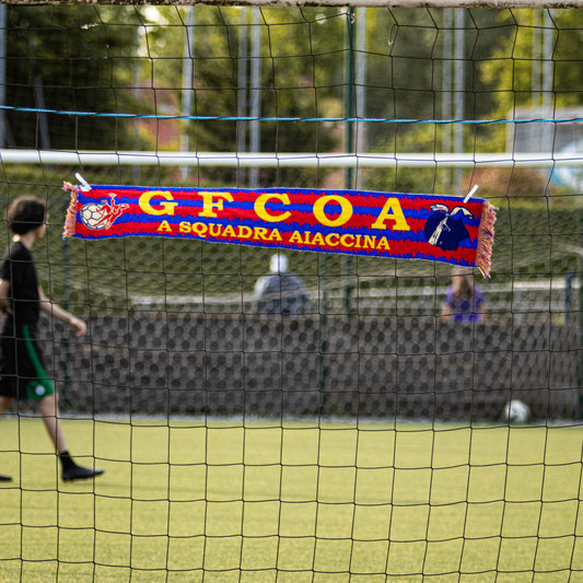 Écharpe d'occasion du Gazélec Ajaccio "GFCOA - A Squadra Ajaccina".