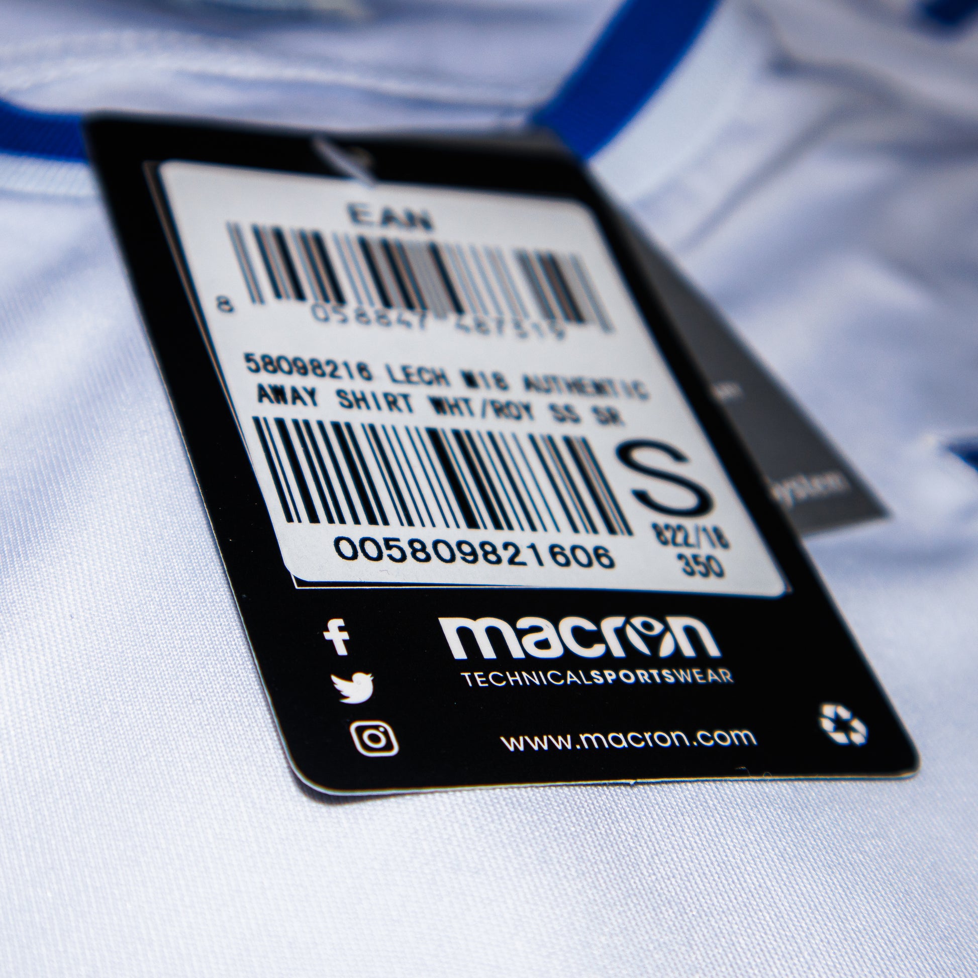 Maillot Lech Poznan extérieur 2018-2019