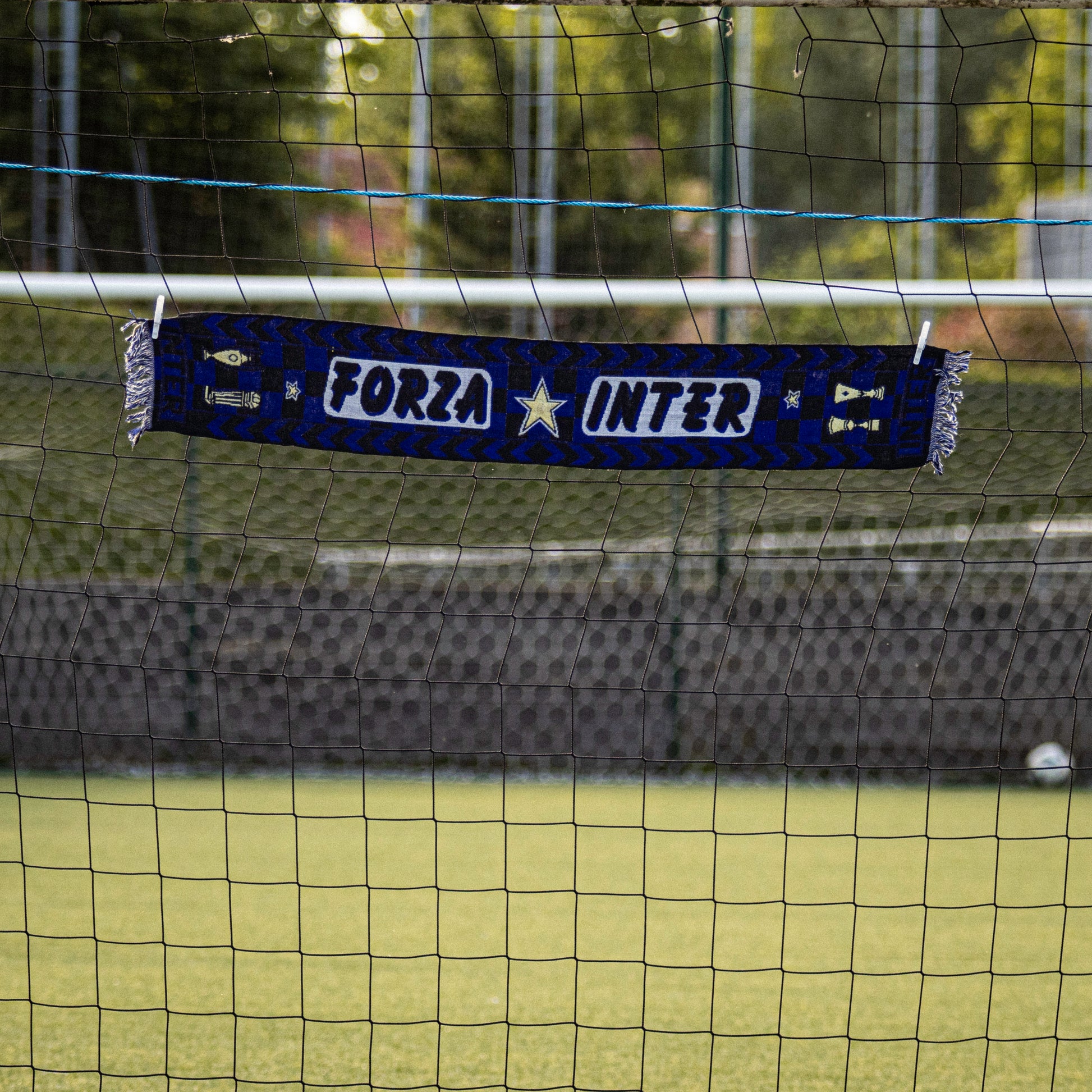 Écharpe d'occasion de l'Inter Milan "Forza Inter".