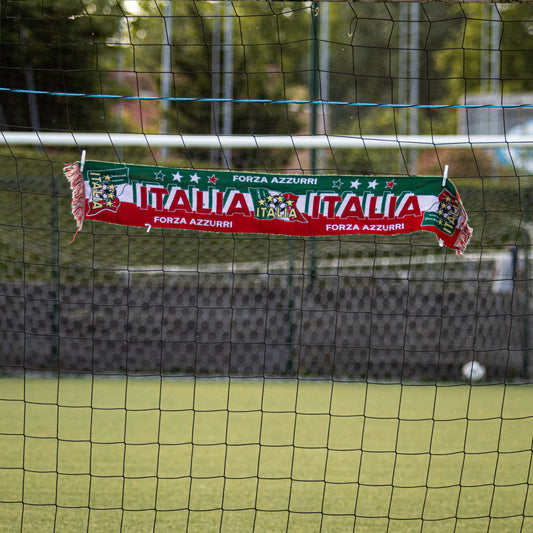 Écharpe d'occasion de l'Italie "Italia - Forza - Azzuri".