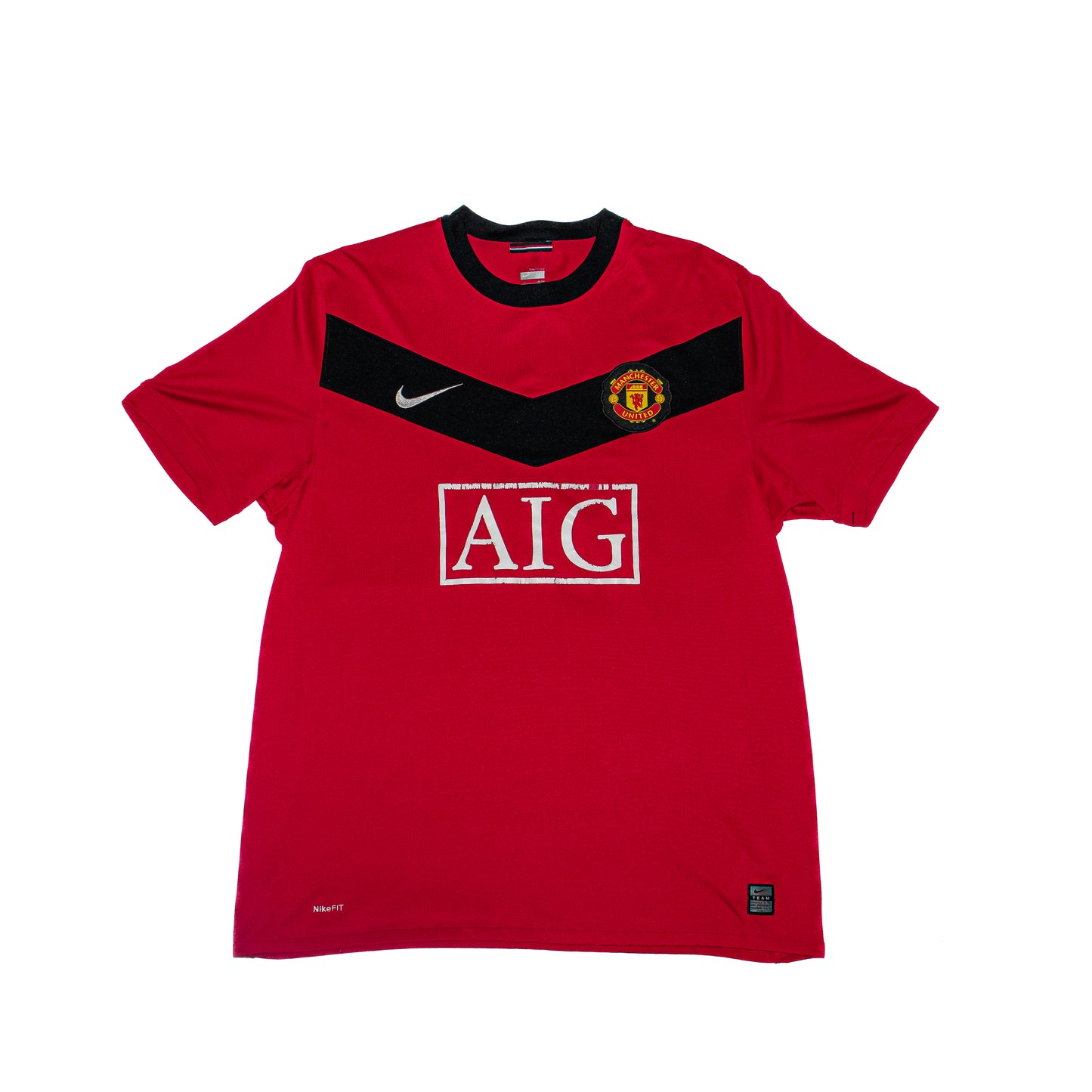 Maillot vintage Manchester United domicile 2009-2010 Nike Taille XL