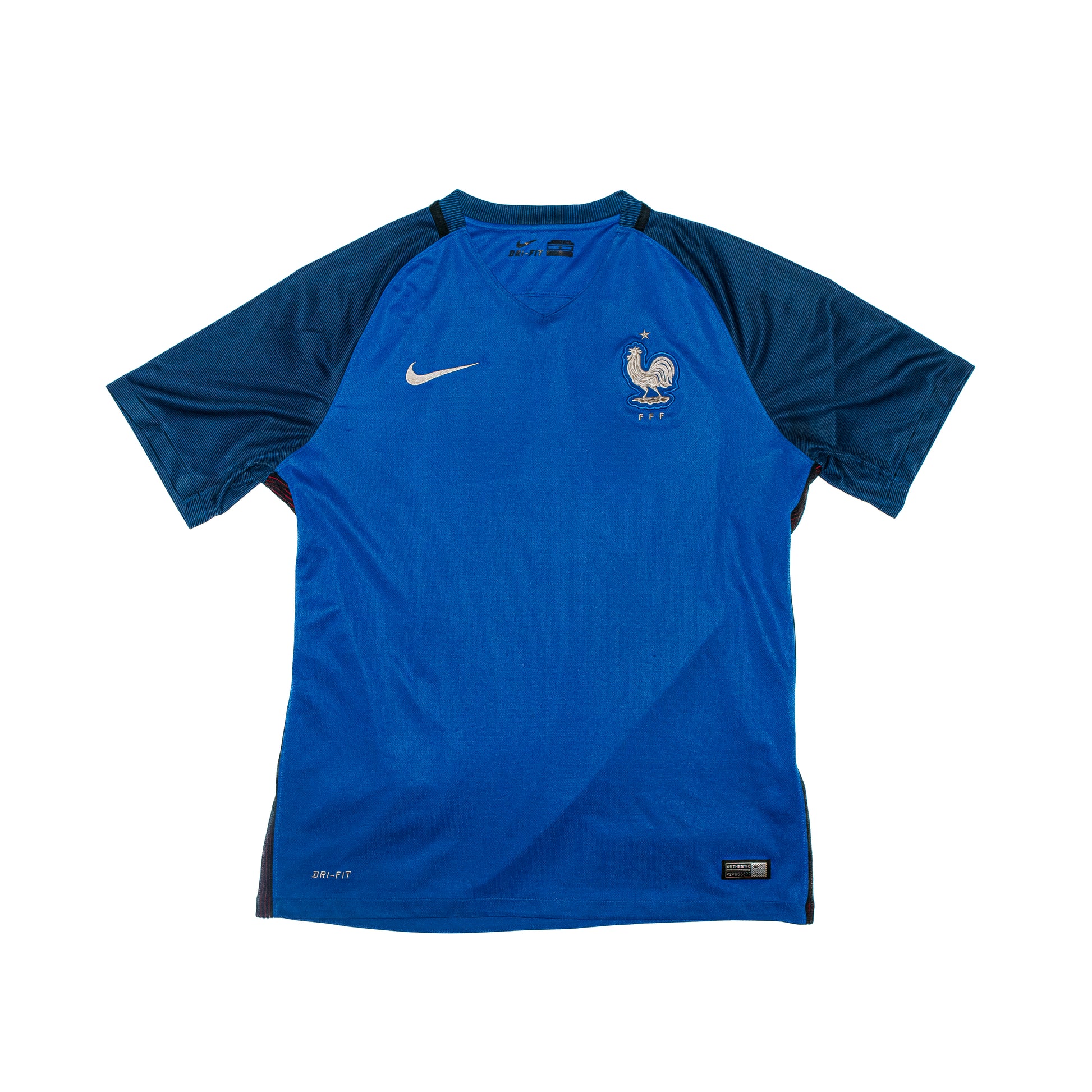 Maillot rétro Équipe de France domicile 2016 Nike Taille L