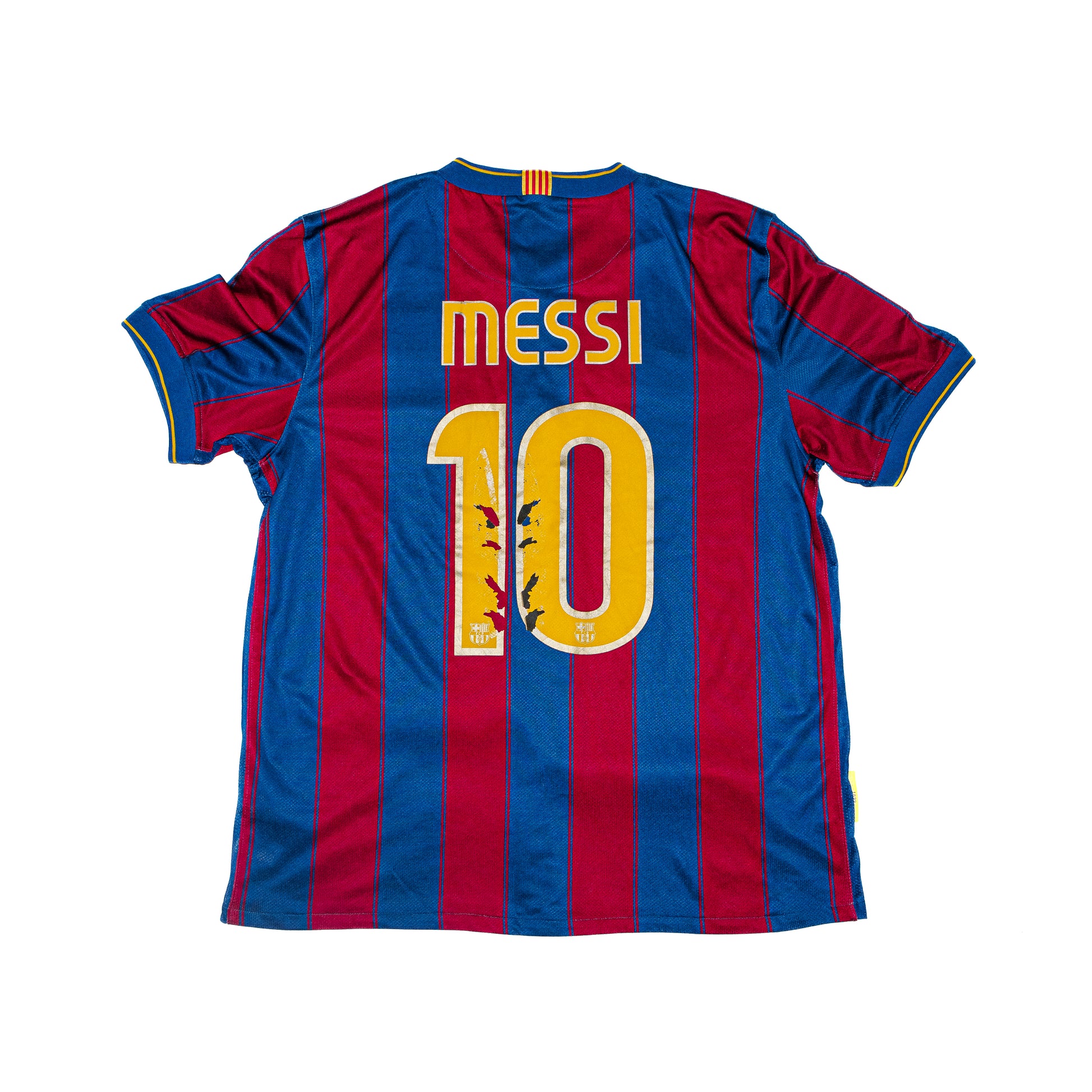 Maillot vintage FC Barcelone Barça domicile 2009-2010 Messi 10 Nike Taille L