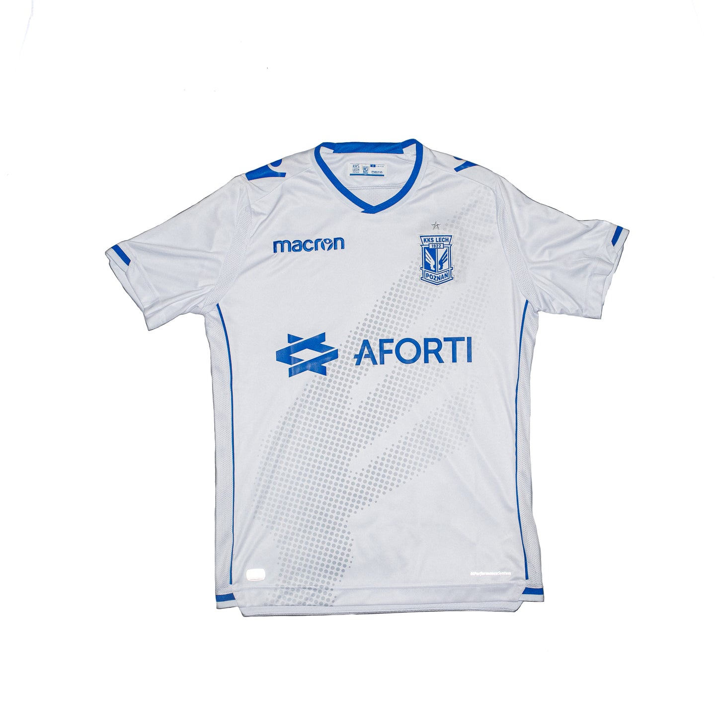 Maillot rétro Lech Poznan extérieur 2018-2019 Macron Taille S