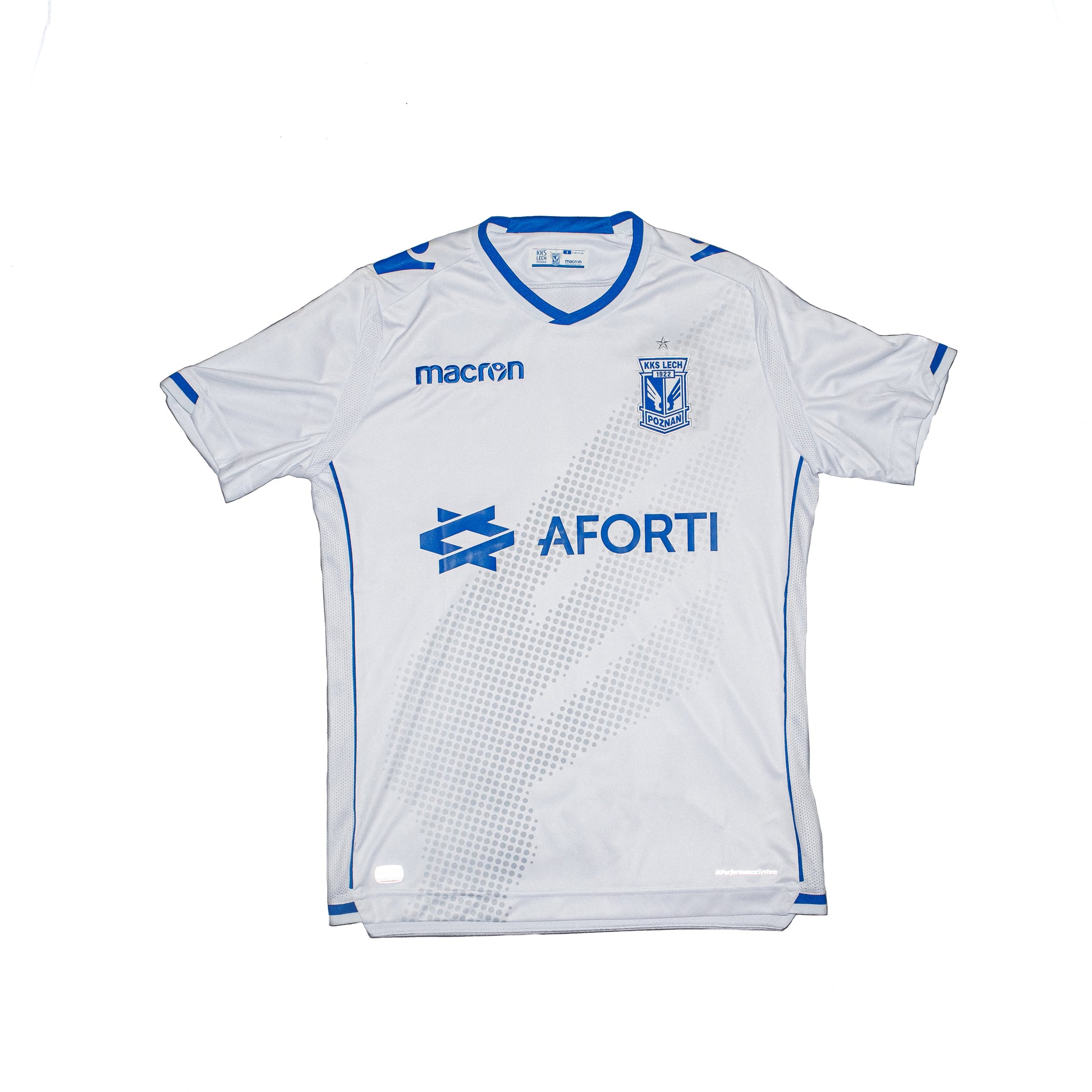 Maillot rétro Lech Poznan extérieur 2018-2019 Macron Taille S