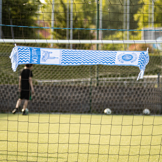 Écharpe d'occasion de l'Olympique de Marseille "Allez L'OM".