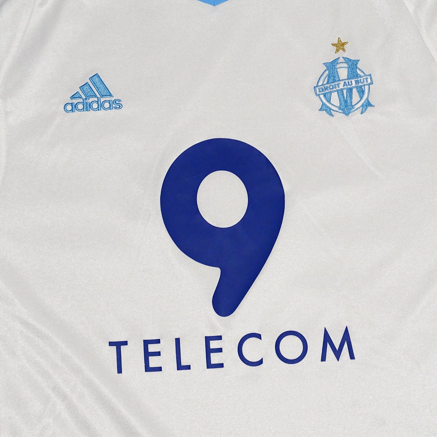 MAILLOT VINTAGE OLYMPIQUE DE MARSEILLE 2003-2004, HOME, XL