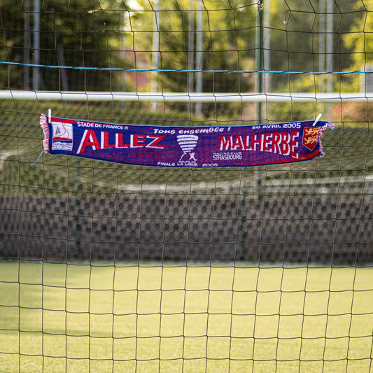 Écharpe d'occasion du Stade Malherbe de Caen "Allez Malherbe - Finale CDL 2005".