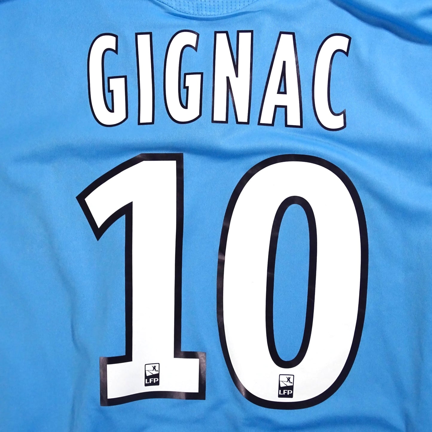 MAILLOT OLYMPIQUE DE MARSEILLE 2010/11 EXTÉRIEUR GIGNAC #10 [L]