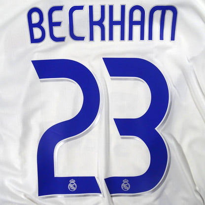 MAILLOT REAL MADRID 2006/07 DOMICILE BECKHAM #23 [L]