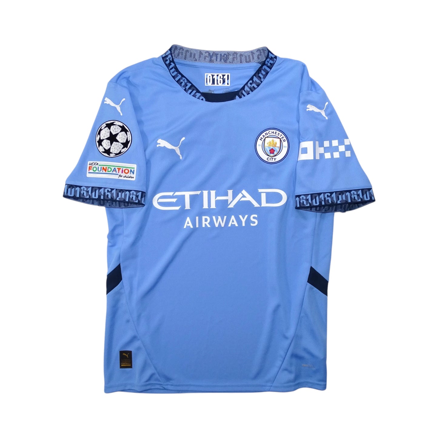 MAILLOT MANCHESTER CITY 2024/25 DOMICILE DE BRUYNE #17 [M] (BNWT)