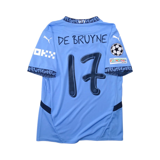 MAILLOT MANCHESTER CITY 2024/25 DOMICILE DE BRUYNE #17 [M] (BNWT)