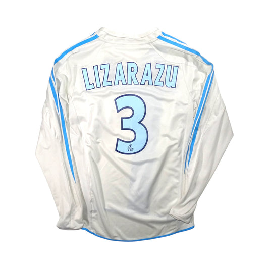 MAILLOT  OLYMPIQUE DE MARSEILLE 2004/05 DOMICILE ML LIZARAZU #3 [S]