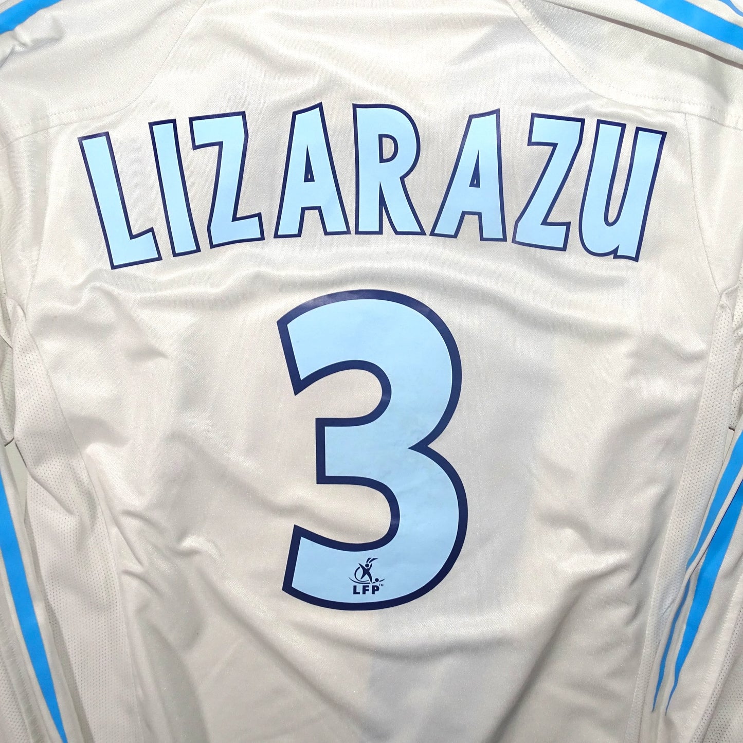 MAILLOT  OLYMPIQUE DE MARSEILLE 2004/05 DOMICILE ML LIZARAZU #3 [S]