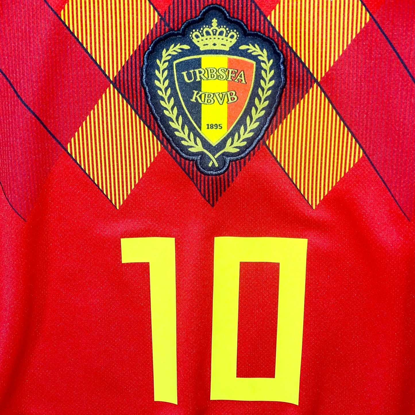 MAILLOT BELGIQUE 2018 DOMICILE E.HAZARD #10 [XL]