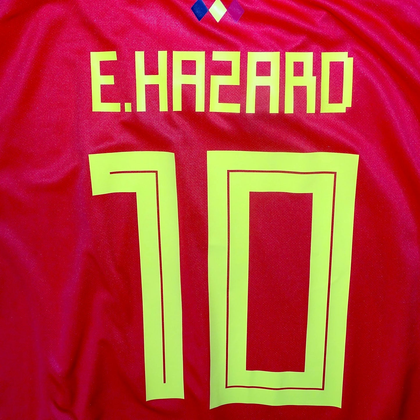 MAILLOT BELGIQUE 2018 DOMICILE E.HAZARD #10 [XL]