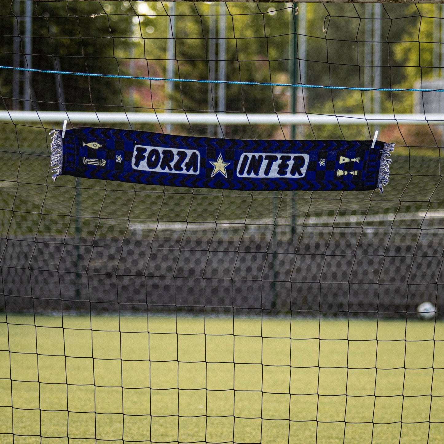 Écharpe d'occasion de l'Inter Milan "Forza Inter".
