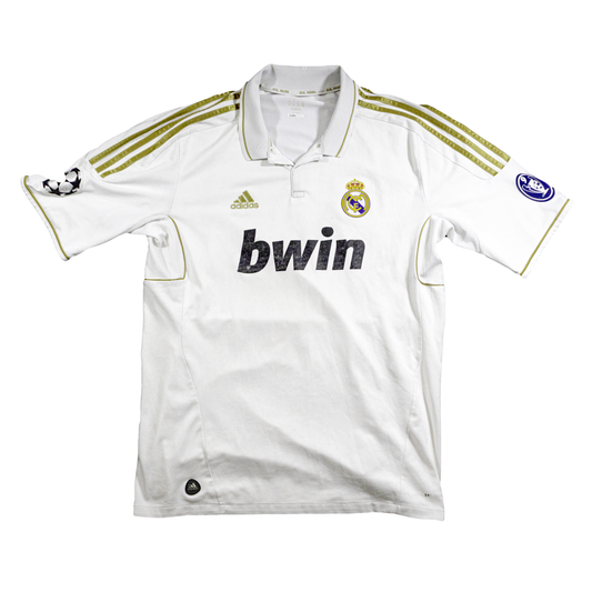 Maillot vintage Real Madrid domicile 2011-2012 Ligue de Champions Adidas Taille XL