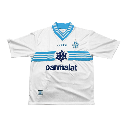 Maillot vintage domicile de l'Olympique de Marseille, saison 1996-1997 taille L
