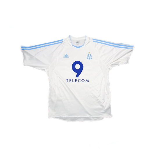 MAILLOT VINTAGE OLYMPIQUE DE MARSEILLE 2003-2004, HOME, XL