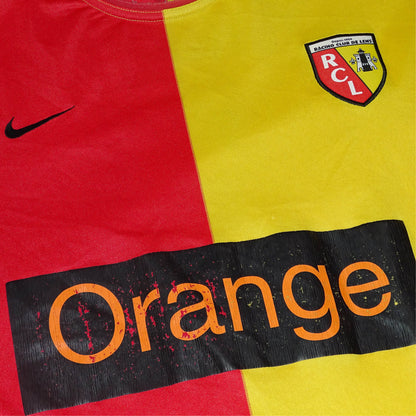 MAILLOT RACING CLUB DE LENS 2003/04 DOMICILE HILTON #3 [L]