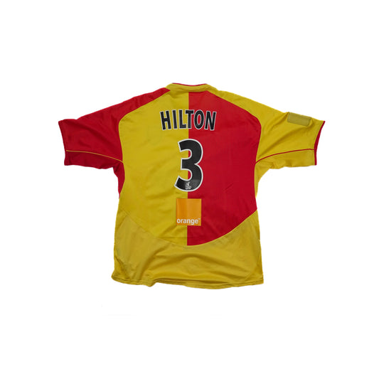 MAILLOT VINTAGE RACING CLUB DE LENS, 2003-2004, HOME, HILTON #3, L