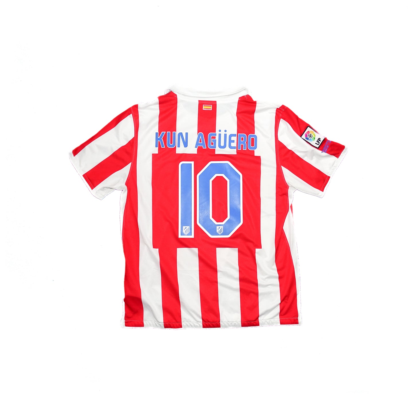 MAILLOT VINTAGE ATLETICO MADRID 2010-2011, HOME, KUN AGUERO #10, XL