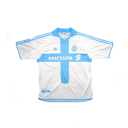 MAILLOT VINTAGE OLYMPIQUE DE MARSEILLE 2000-2001, HOME, XL