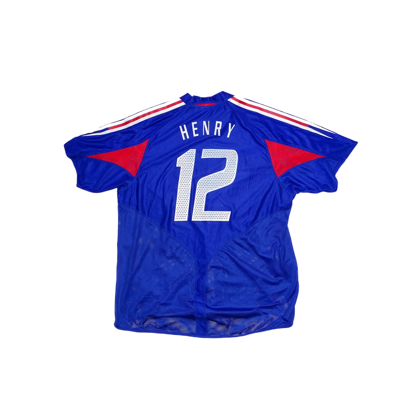 MAILLOT RÉTRO FRANCE 2004, HOME, HENRY #12, XL