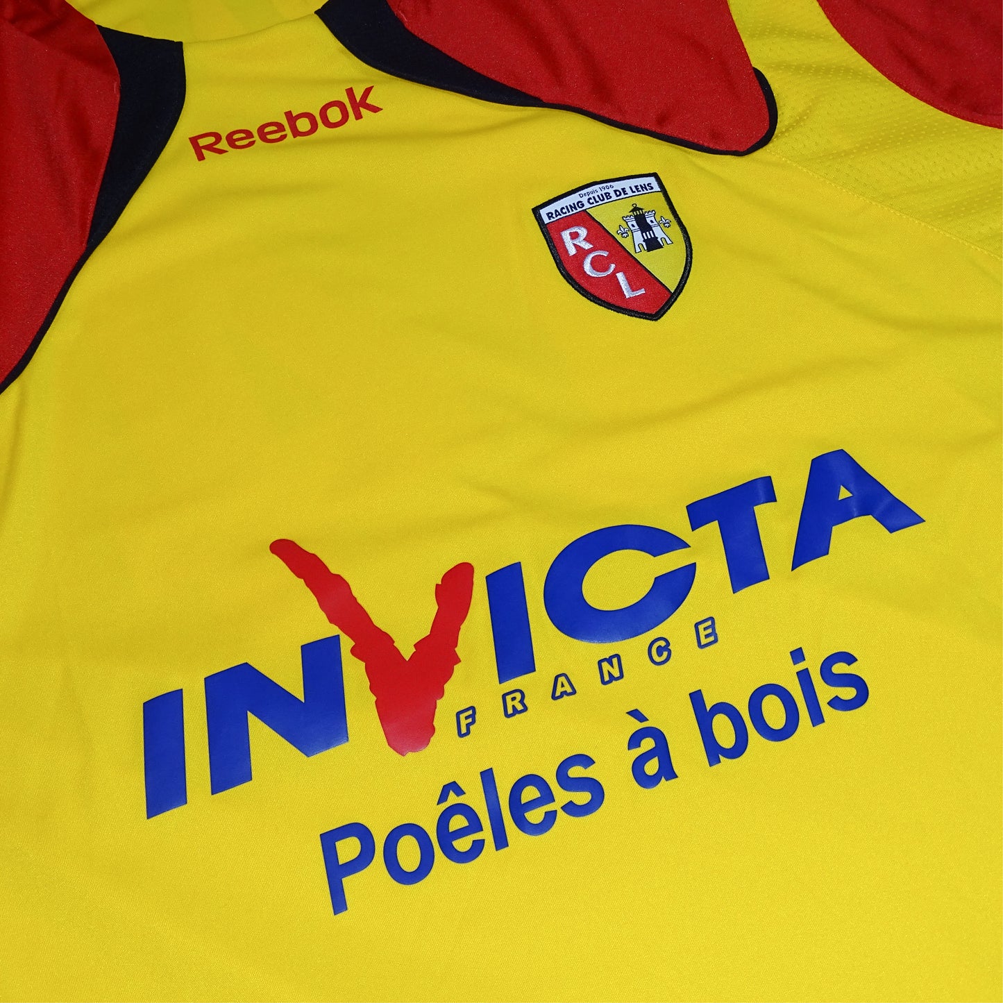 MAILLOT VINTAGE RACING CLUB DE LENS, 2010-2011, HOME, VARANE #34, L