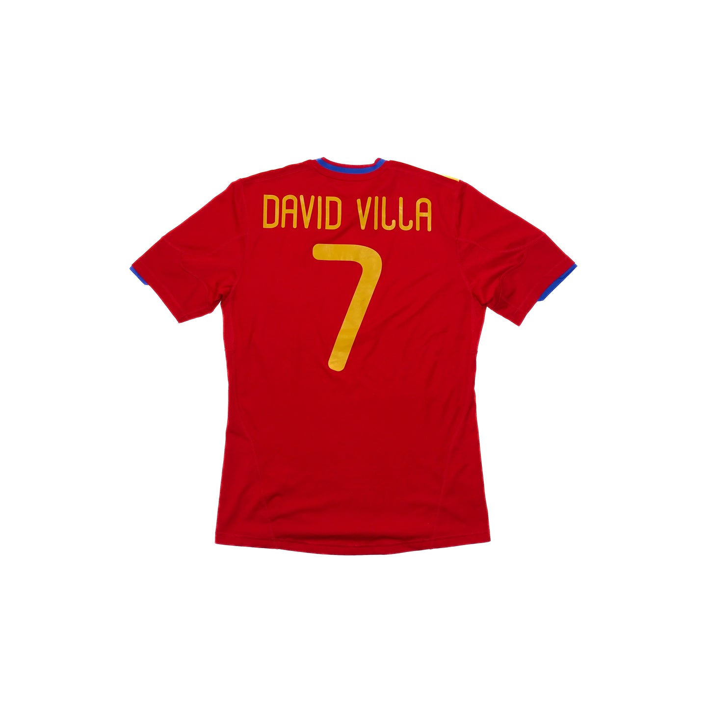 MAILLOT ESPAGNE 2010 DOMICILE DAVID VILLA #7 [M]
