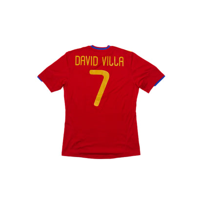 MAILLOT ESPAGNE 2010 DOMICILE DAVID VILLA #7 [M]